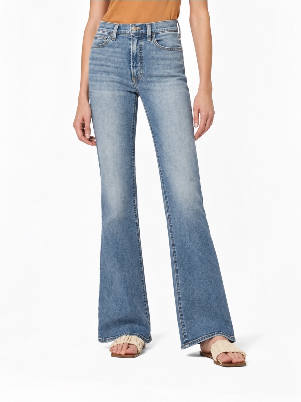 Joe's Jeans The Edo High Rise Light Blue High-Rise Flare